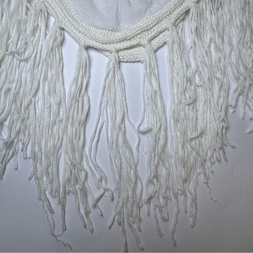 Boho Crochet Fringe Tunic Top - Picture 7 of 7